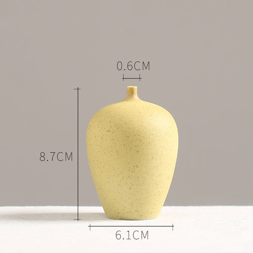 4-piece  Textured Ceramic Vase set